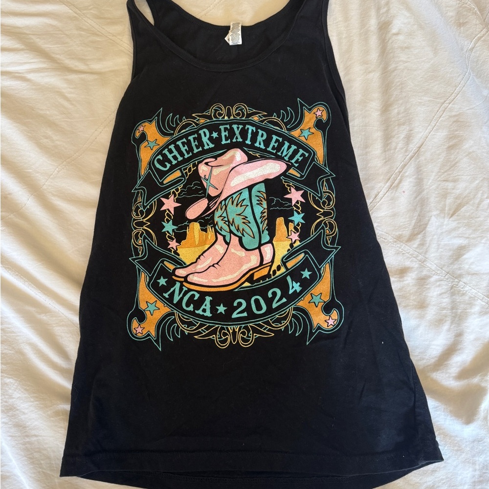 Black cheer extreme Nca 2024 tank top